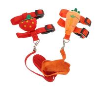 TOYANDONA 2 Sets Small Pet Harness Set Rabbit Harness Bunny Leash for Decorative Use in Outdoor Walks Small Animal Leashes Random Style