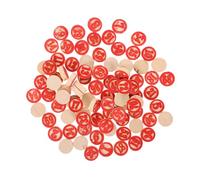 TOYANDONA 2 Sets Wooden Number Chess Pieces Replacement Accessories for Bingo Games Logic Imagination Skills for Party Decorations Opponent Distinction