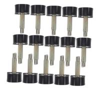 TOYANDONA 20 Pairs High Heel Protector Caps Non-slip U-shape Heel Repair Tips Quiet Anti-slip Covers Easy to Install Shoe Replacement Uneven Roads