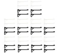 TOYANDONA 20 Pairs Silicone Glasses Ear Hooks for Running and Swimming Prevent Glasses from Falling off Suitable for 6.00mm to 12.00mm Larger End