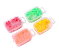 TOYANDONA 200pcs Bionic Simulation Lures Floating Artificial Corn Carp Fishing Baits PVC Material Reusable for Freshwater Saltwater Lakes Rivers Ocean Fishing Green Yellow Red Orange Each