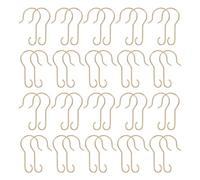 TOYANDONA 200pcs Metal Christmas Ornament Hooks Elegant Hanging Hooks for Tree Baubles Outdoor String Light Clips Secure Grip Holiday Decorations Space-Saving Design