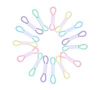 TOYANDONA 200pcs Pastel Color Elastic Poultry Leg Identification Bands for Chickens Quails Small Birds Foot Tags for Easy Bird Management and Stress Identification