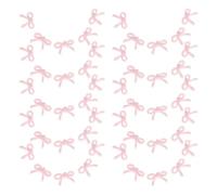 TOYANDONA 200pcs Pink Mini Resin Bow Decorations for Hair Accessories and Clothing, 3D Flat Back Cute Bow Charms for Nails, Easy Sewing and Detailed Beauty, for Party Decoration
