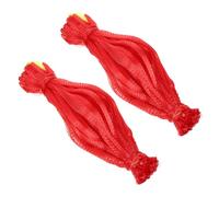 TOYANDONA 200Pcs Red Drawstring Fruit Storage Mesh Bags Watermelon Trellis Nets for Growing Support Versatile Hanging Net String Bags for Grocery Kitchen and Outdoor Use