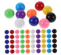 TOYANDONA 200pcs Solid Color Plastic Balls for Educational Math Tools Game Replacement Marbles for Chinese Checker and Marble Run Assorted Bright Colors for Counting and Sorting Activities