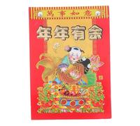 TOYANDONA 2024 Old Almanac Year of Dragon Hanging Calendar Wall Lunar Calendars Annual Chinese Feng Shui Wall Hanging Lunar s Counter Paper The List Moon