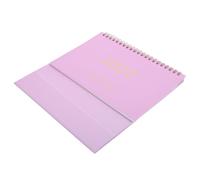 TOYANDONA 2027 Daily Planner Office Desk Calendar, Paper Monthly Planner from July 2026 to December 2027, Clear Dates and Months, Pink, for School and Office