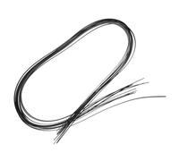 TOYANDONA 20pcs Abs Guitar Purfling Strip Binding Edging Trim for Acoustic and Classical Guitars 1650x6x1.5mm Black Decorative DIY Accessories