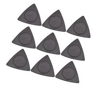 TOYANDONA 20pcs Anti-slip Abs Guitar Picks Black Triangle Folk Picks for Comfortable Playing Lightweight Various Thicknesses for Musicians and Guitar Enthusiasts