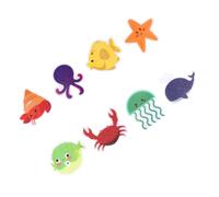 TOYANDONA 20PCS Anti-slip Sea Creature Bathroom Stickers for Bathtub Non-slip Tub Decals with Cartoon Design Vinyl Adhesive for Slippery Surfaces Safe Bath