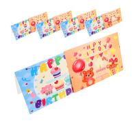 TOYANDONA 20pcs Birthday Cards for Boys Mixed Greeting Cards Messages Best Birthday Present for Kids