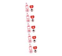 TOYANDONA 20pcs Christmas Party Silicone Pacifier Fun Chewing Toys Penguin Snowman Reindeer Santa Safe Ergonomic Design for Boy Girl for Showers and Holiday Celebrations