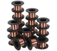TOYANDONA 20pcs Copper Winding Wire Enameled Copper Wire 0.1mm Dia 10m for Soldering Transformer Pcb Repair Machine Repair