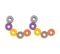 TOYANDONA 20pcs Drum Cymbal Protective Pads Felt Rings Standard Size Prevent Friction Random Colour