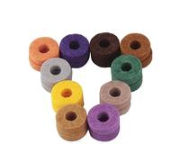 TOYANDONA 20pcs Drum Pad Felt Washers for Bass Drum Practice Pad Dampener Cymbal Stand Accessory