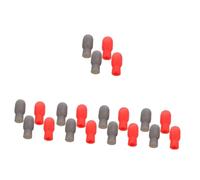 TOYANDONA 20pcs Drumstick Tips Caps for Quiet Practice Drum Accessories Mute Effect Noise Reduction Fits Drumstick Ends for Skill Enhancement Technique Development