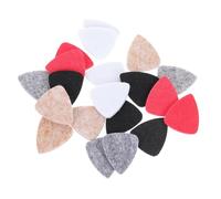 TOYANDONA 20pcs Felt Picks for Electric Guitar Acoustic Guitar and Ukulele String Instruments for Gentle Strumming and Practice Sessions