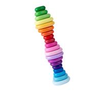 TOYANDONA 20pcs Gem Stones Boys and Girls Educational Toys Building Blocks Wooden Blocks for Boys and Girls Develop Hand-eye Coordination
