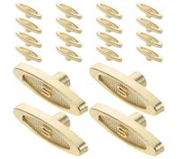 TOYANDONA 20Pcs Gold Music Box Winding Keys 7Mm T-Shaped Wind Up Replacement Repair Parts for Clockwork Musical Boxes and Jewelry Containers