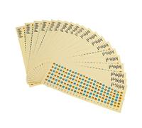 TOYANDONA 20pcs Guitar Scale Stickers Fretboard Note Sign for Beginners Practice Tool Learn Guitar Fretboard Stickers