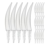TOYANDONA 20PCS Halloween Teeth: DIY Jack-O-Lantern Decor Kit Spooky Tooth Decorating Supplies for Halloween Home Party School Activity