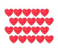 TOYANDONA 20pcs Heart-Shaped Breathable Care Patches Self-Hemostatic for Outdoor Use Easy Application Irritation