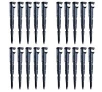 TOYANDONA 20pcs Irrigation Drip Support Poles for Garden and Vegetable Gardens, Pp Material Watering Brackets to Keep Low-Flow Watering Lines and Hold Distribution Drippers Off The Ground