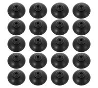 TOYANDONA 20pcs Large Black Rubber Aquarium Suction Cups for Oxygen and Water Pump Holder, Submersible Air Pump Fixing Suckers with Strong Adhesion, Suitable for Fish Tank Tube and Wire