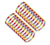 TOYANDONA 20pcs Luau Party Supplies Necklace Hawaiian Party Garland Hawaii Decorations Tropical Flower Lei Luau Decorations Hawaii Favor Hawaiian Lei