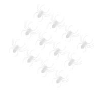 TOYANDONA 20pcs Luminous Halloween Spider Trick for Masquerade Cosplay Party Decorations Creepy Glow the Dark Props for Haunted House and Pranks