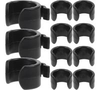 TOYANDONA 20pcs Microphone Cable Clips for Speaker Stand Cable Management, Portable and Lightweight Plastic Clips with 20mm Wire Diameter, for Live Streaming Setup and Outdoor Use