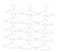 TOYANDONA 20Pcs Mini Doll Clothes Hangers Small Doll Garment Rack Accessories for Dollhouse Neat Wardrobe Organization Sturdy Miniature House Supplies