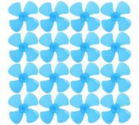 TOYANDONA 20pcs Mm 4-leaves Plastic Mini Propeller with 1.5mm Hole Design for Rc Planes and Models, Easy to Install Fan Blade to Reduce Air Resistance, for DIY and Science Projects