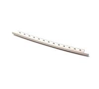 TOYANDONA 20pcs Nickel Alloy Guitar Fret Wire Cupronickel Electric Bass Guitar Fret Wire Silver Folk Wide