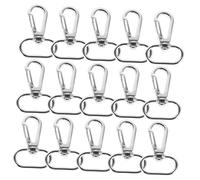 TOYANDONA 20pcs Parrot Sturdy Snap Hook Buckles for Birdcage Doors Escape Safety Locks Compatible with Various Parrot Cages Elegant Design for Secure Pet Care