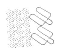 TOYANDONA 20pcs Pet Cage Fixing Clips for Installation Galvanized Material for -term Use Easy Setup for Various Farming Environments Sturdy and Pet Cage Supplies
