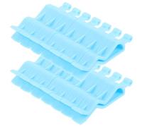 TOYANDONA 20pcs Plastic Trash Can Bag Clips for Kitchen Garbage Bin Wastebasket Clamps with Edge Design Non-slip Trash Bag Fixing Clips for Household Use