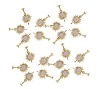 TOYANDONA 20pcs Religious Party Ornaments Holy Light Decorations for Church Events Unique Cake Toppers Photography Props Multipurpose Decorative Accessories for Celebrations