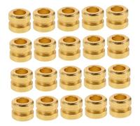 TOYANDONA 20pcs Replacement String Beads for Folk Guitar Metal Guitar String Beads