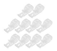 TOYANDONA 20pcs Roller Shade Chain Hook Clips for Vertical and Roman Blinds, Pom Material, Easy to Install and Safe Blind Cord Guide Fixation Clips for Window Treatment Hardware