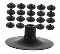 TOYANDONA 20PCS Rubber Bow Suction Cup Arrows for Safe Soft Tip Replacement Arrowheads for Indoor Outdoor Practice Silent Team Play Vibrant Colors for Motor Skill Development