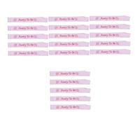 TOYANDONA 20pcs Shower Invitations Arrival Countdown Prop Party Sashes for Birthday Decorative Etiquette Belt