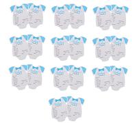 TOYANDONA 20pcs Shower Prediction Advice Cards for Boys Girls Cards for Newborns for Shower Supplies Fun Games and Keepsakes for Parents