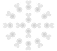 TOYANDONA 20pcs Silicone Earring Backs Stoppers for Studs, Anti-Droop Ear Locking Jewelry Accessories for Women