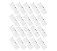 TOYANDONA 20pcs Silver Hair Side Combs with 30 Teeth, Iron Decorative Metal Wire Hair Fork Clips for Quick Styling before Work or Events, Comfortable Edges and User-friendly Insert