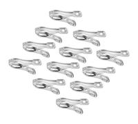 TOYANDONA 20Pcs Stainless Steel Greenhouse Clips for Garden Shade Cloth Fixing, Anti-Wind Sunshade Clamps for Outdoor Plants and Plant Support