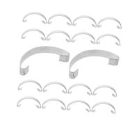 TOYANDONA 20pcs Steel Chicken Cage Door Hooks Metal Snap Clips for Poultry Farming Easy to Install Lock Hooks for Bird and Rabbit Cage Mesh Reusable Secure Hold Accessories