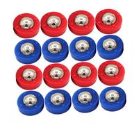 TOYANDONA 20pcs Tabletop Shuffleboard Rolling Beads Durable Steel and Plastic Mini Curling Rollers for Indoor Family Game Replacement Compact and Portable