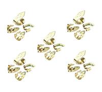 TOYANDONA 20pcs Thumb Finger Picks for Guitar Ukulele Banjo Thin Metal Plectrum Guitar Accessories for Beginners for Acoustic Performance
